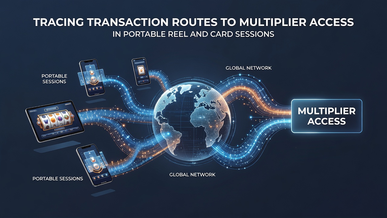 Diagram of encrypted transaction routes connecting mobile wallets to multiplier-enabled game servers